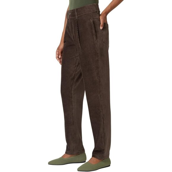 HUE U24329 Corduroy Pants in Coffee Bean ( XS ) - Picture 2 of 5